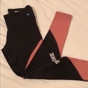 REVERSABLE PINK MESH LEGGINGS